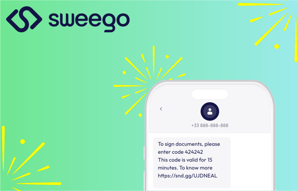 sms launch sweego european solution notification